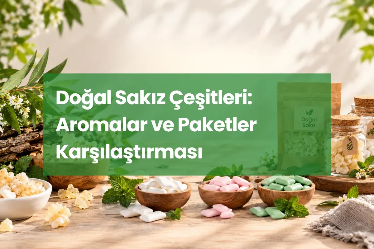 Doğal Sakız Çeşitleri: Aromalar ve Paketler Karşılaştırması