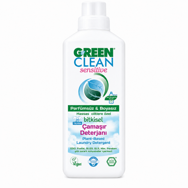 U Green Clean Sensitive Sıvı Çamaşır Deterjanı 1 LT