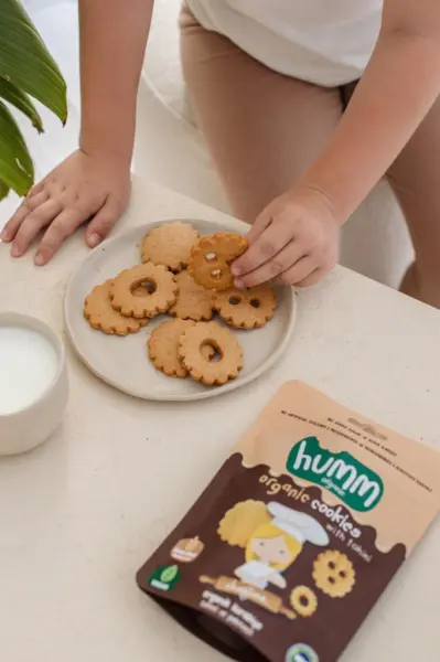 Humm Organik Vegan Tahinli Ve Pekmezli Kurabiye - 55g ambalaj görseli