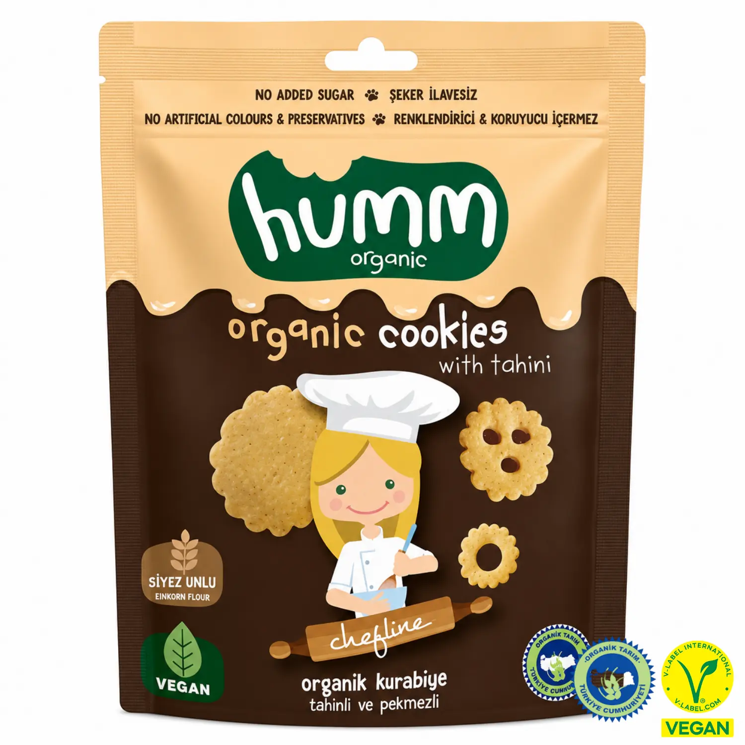 Humm Organik Vegan Tahinli Ve Pekmezli Kurabiye - 55g