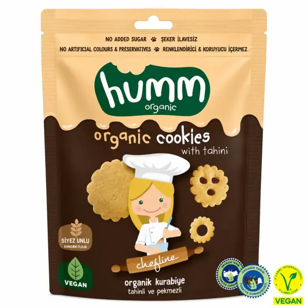 Humm Organik Vegan Tahinli Ve Pekmezli Kurabiye - 55g