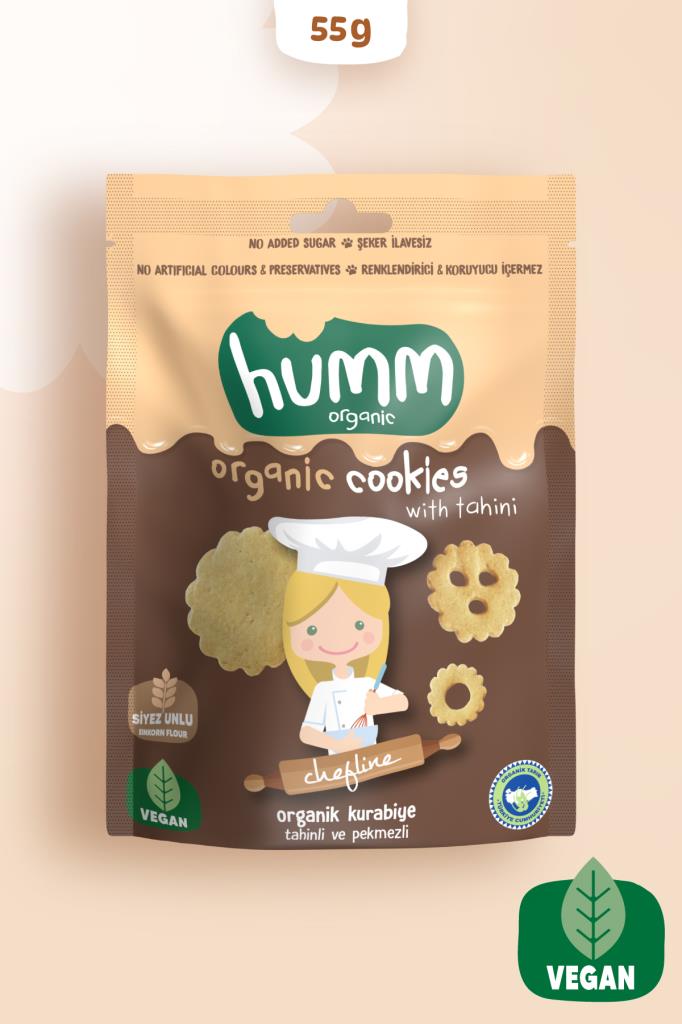 Humm Organik Vegan Tahinli Ve Pekmezli Kurabiye - 55g