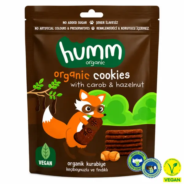 Humm Organik Keçiboynuzlu Fındıklı Kurabiye - 55 gr