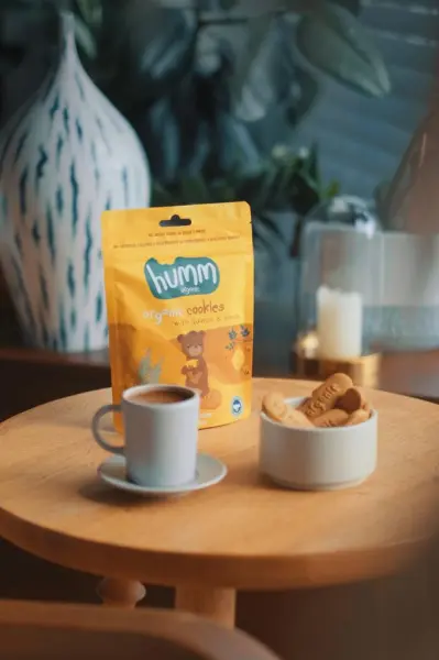 Humm Organik Ballı Ve Kinoalı Kurabiye 55 gr ambalaj görseli