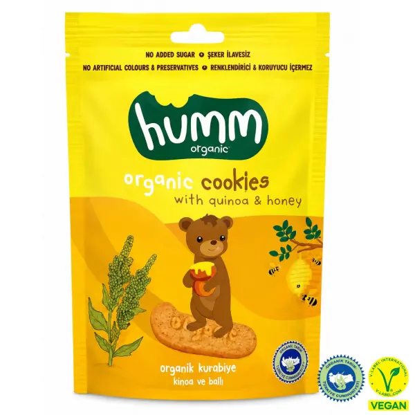 Humm Organik Ballı Ve Kinoalı Kurabiye 55 gr