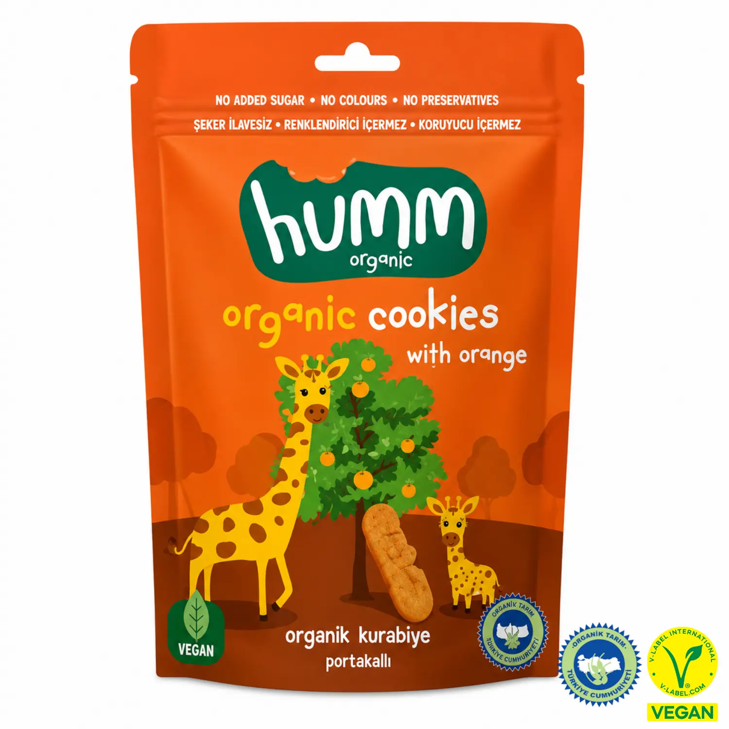 Humm Organik Portakallı Kurabiye 55 Gr