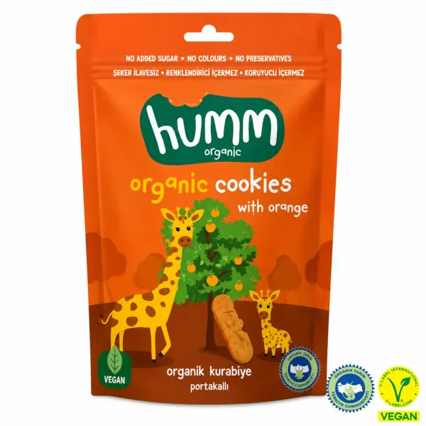 Humm Organik Portakallı Kurabiye 55 Gr