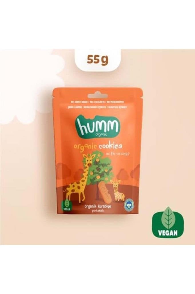 Organik Portakallı Kurabiye 55 Gr