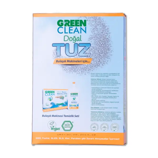 U Green Clean Doğal Bulaşık Makinesi Tuzu 1,5 Kg