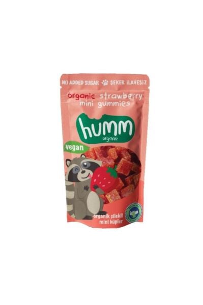 Humm Organik Çilekli Mini Küpler 30 G
