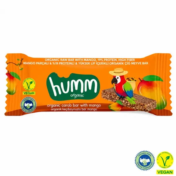 Humm Organik Yulaflı Mangolu Bar 27 Gr