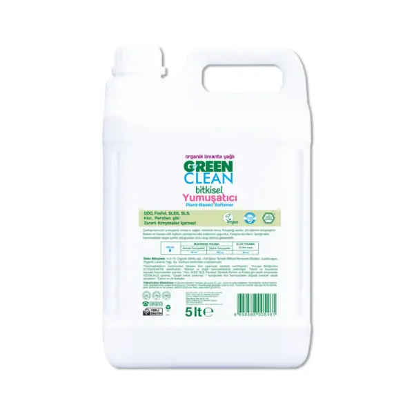 U Green Clean Yumuşatıcı ( Lavanta ) 5 LT