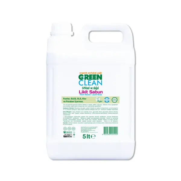 U Green Clean Likit Sabun ( Portakal ) 5 LT