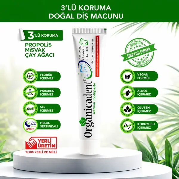 Doğal Diş Macunu Florürsüz 75ml ürün görseli