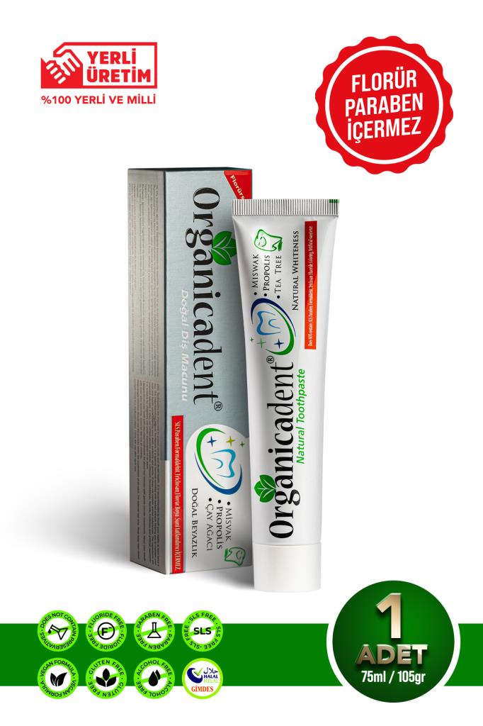 Organicadent Doğal Diş Macunu Florürsüz 75 ml