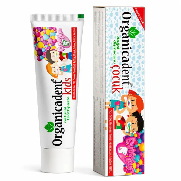 Unisex Çocuk Doğal 50 Ml Diş Macunu Florürsüz ambalaj görseli