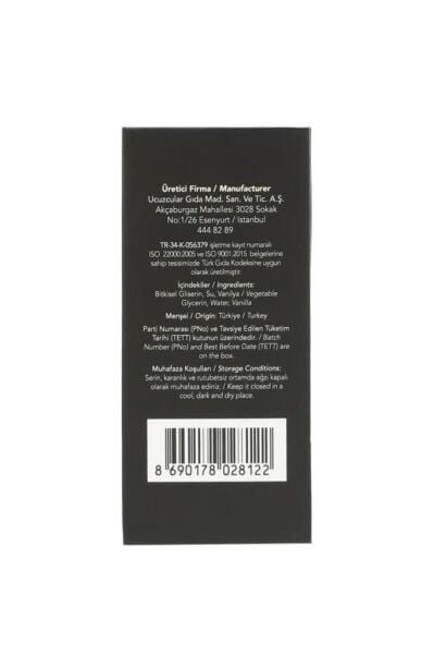 Hayfene Vanilya Özütü 20 ML ambalaj görseli