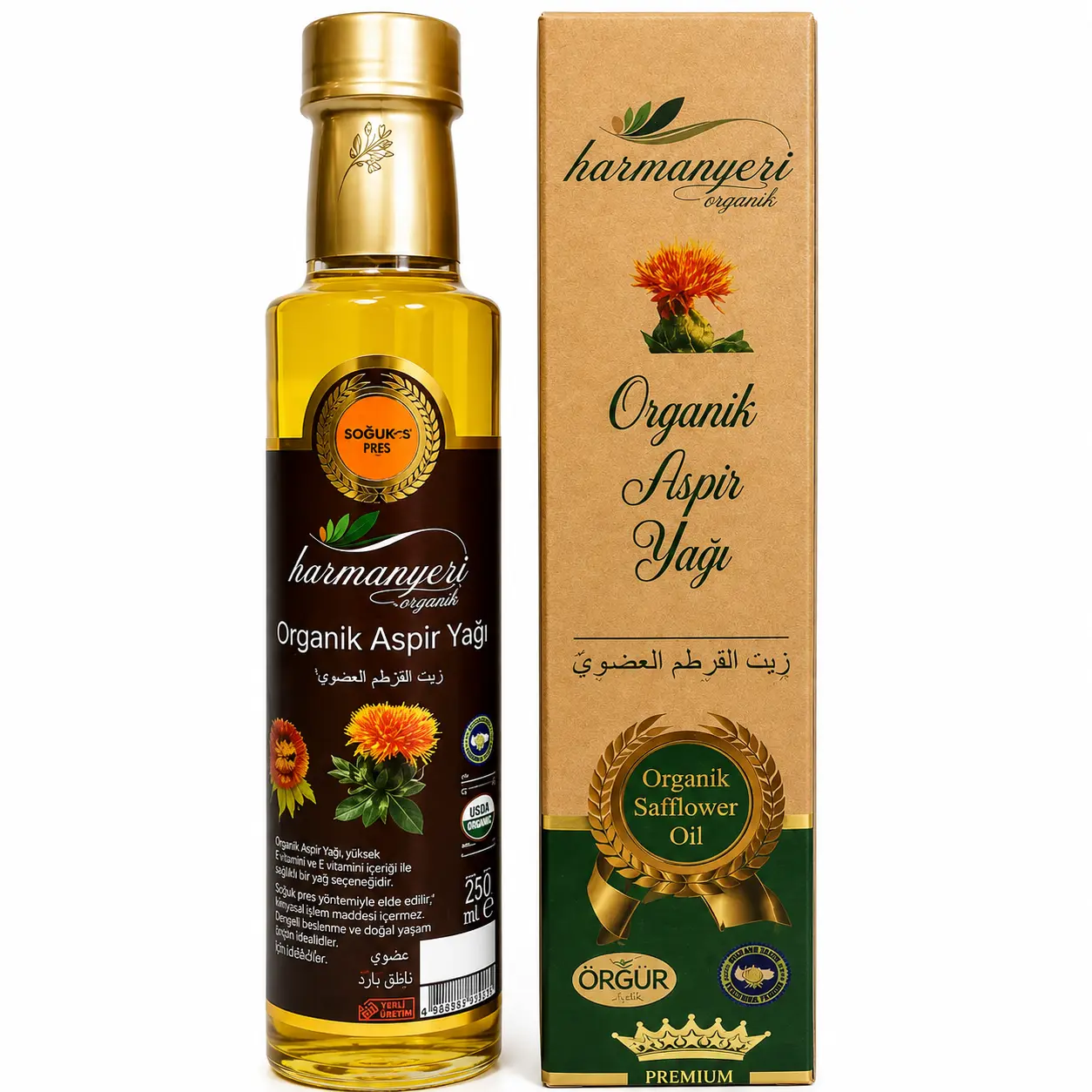 Harmanyeri Organik Aspir Yağı 250 Ml