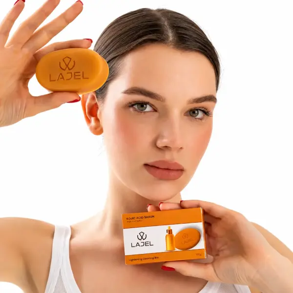 Lajel Premium Özel Kalıp Kojik Asit C Vitaminli Sabun ambalaj görseli