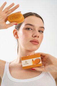 Lajel Premium Özel Kalıp Kojik Asit C Vitaminli Sabun