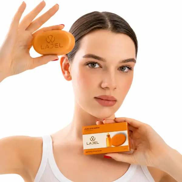 Lajel Premium 2’li Sabun Seti Kojik Asit C vitaminli, Zeytinyağlı Nemlendirici Sabun ambalaj görseli