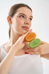 Lajel Premium 2'li Sabun Seti Kojik Asit C vitaminli, Zeytinyağlı Nemlendirici Sabun