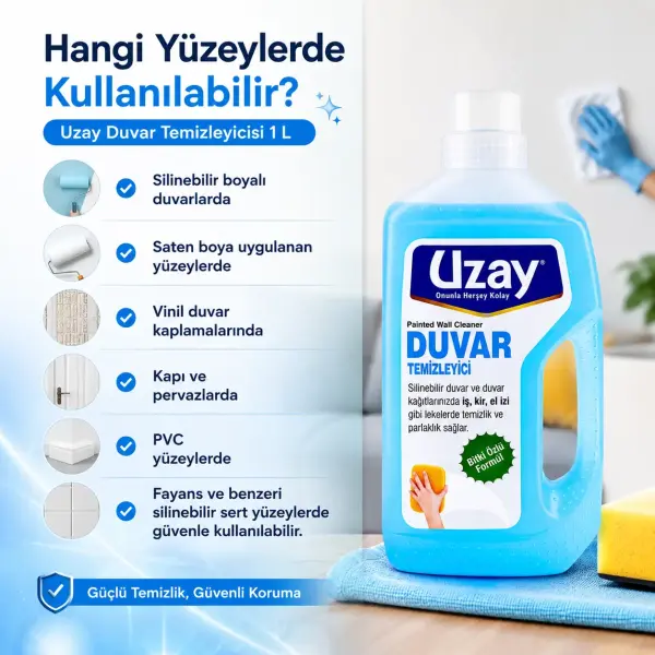 Uzay Duvar Temizleyicisi 1 L ambalaj görseli