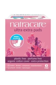 Natracare Ultra Ekstra Kanatlı Ped Süper 10'lu