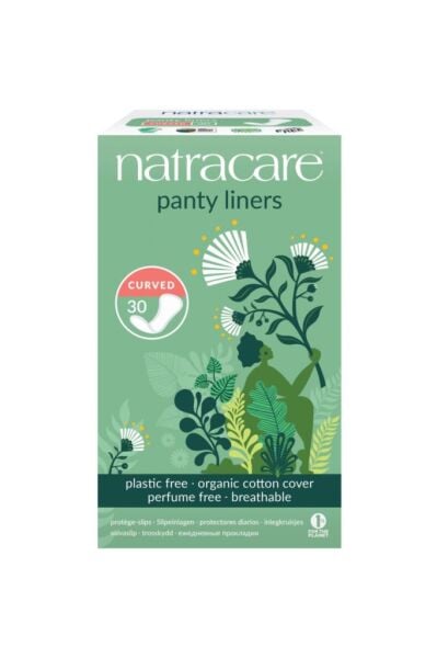 Natracare Günlük Ped - Anatomik Şekilli Curved 30'lu