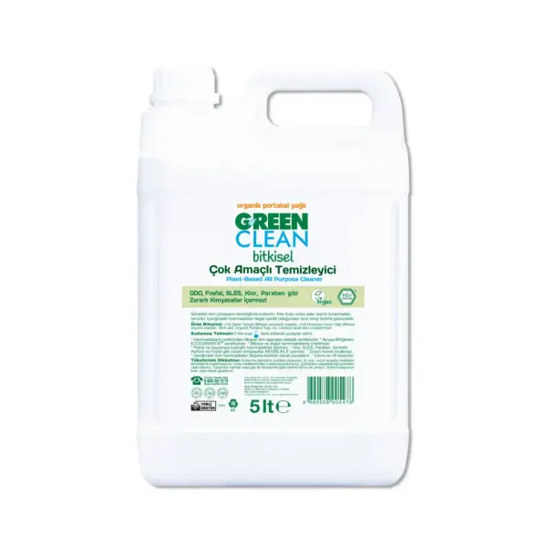 U Green Clean Bitkisel Çok Amaçlı Yağ Çözücü 5 L