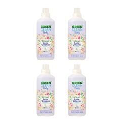 U Green Clean Baby Bitkisel Leke Çıkarıcı 1000 ml 4'lü Set