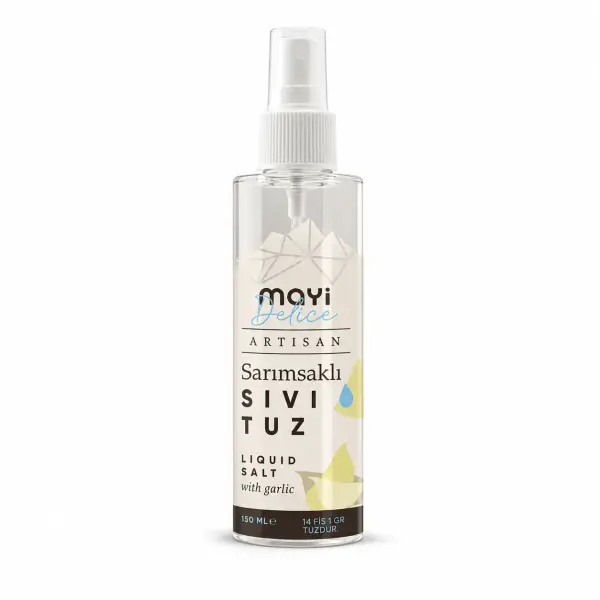 Mayi Tuz Mayi Artisan Sarımsaklı Sıvı Tuz 150 Ml