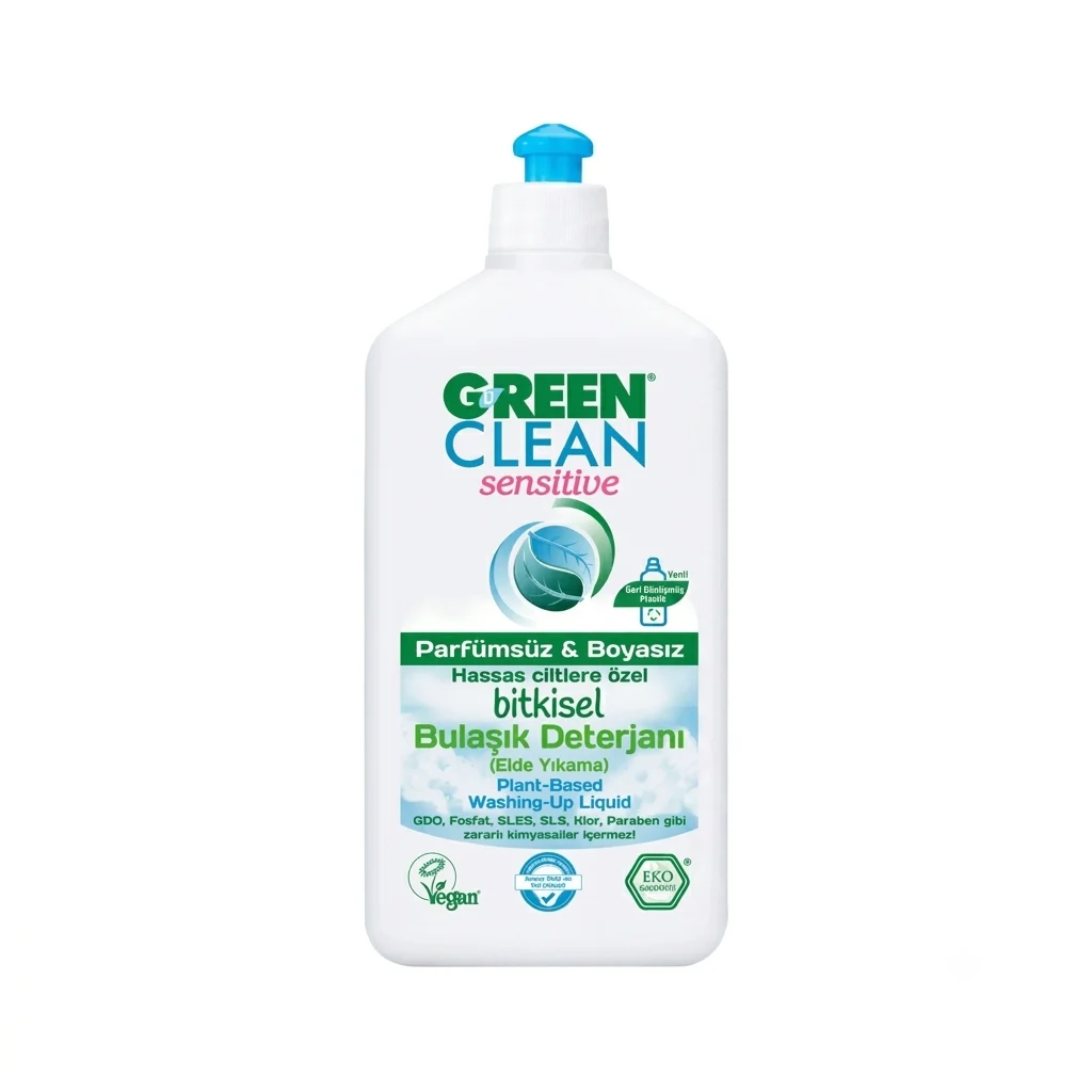 U Green Clean Sensitive Bitkisel Bulaşık Deterjanı 500 ml