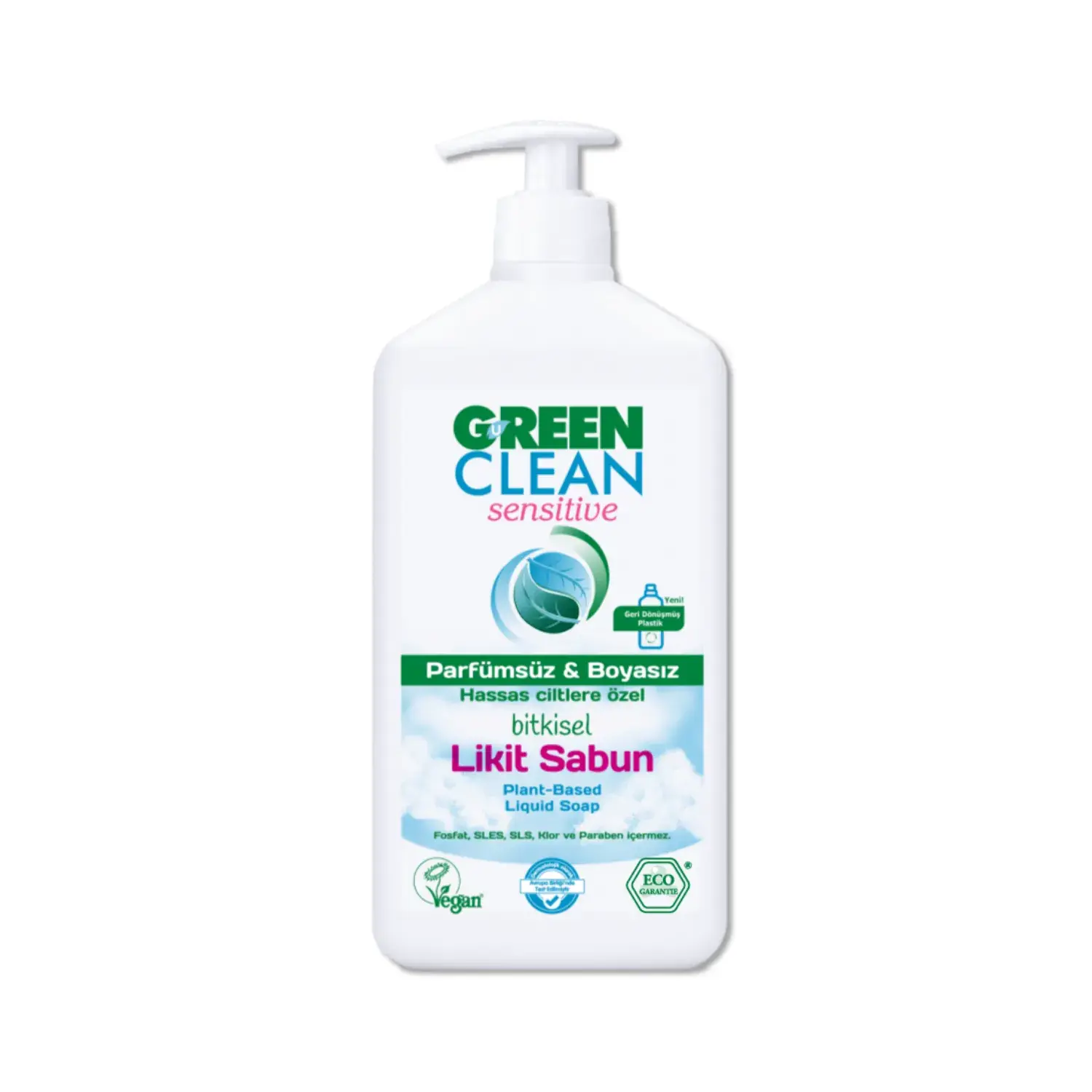 U Green Clean Sensitive Likit Sabun 500 ML