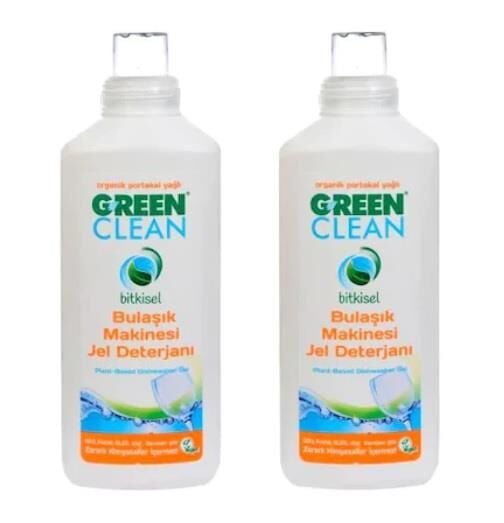 U Green Clean Jel Bulaşık Makinesi Deterjanı 2 x 1000 ml