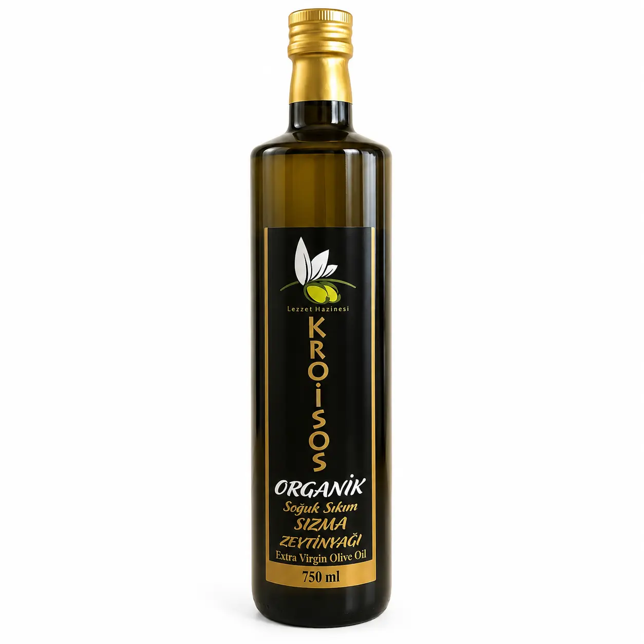 Kroisos Organik Soğuk Sıkım Sızma Zeytinyağı 750 ML