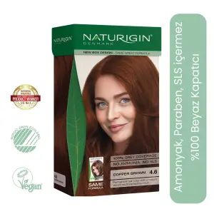 Naturigin Doğal Saç Boyası Bakır Kahve 4.6