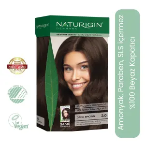 Naturigin Doğal Saç Boyası Koyu Kahve 3.0