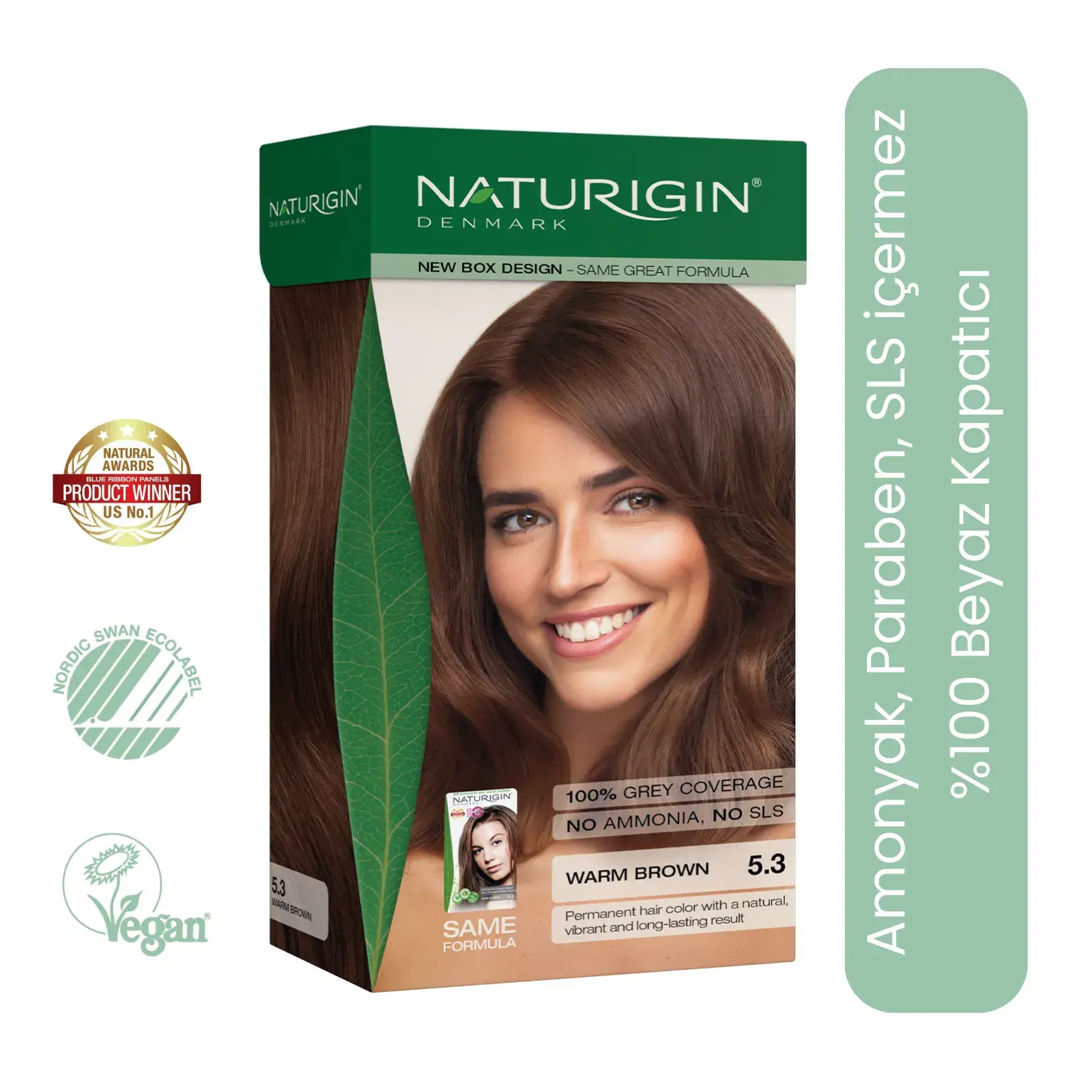 Naturigin Doğal Saç Boyası Kumral 5.3