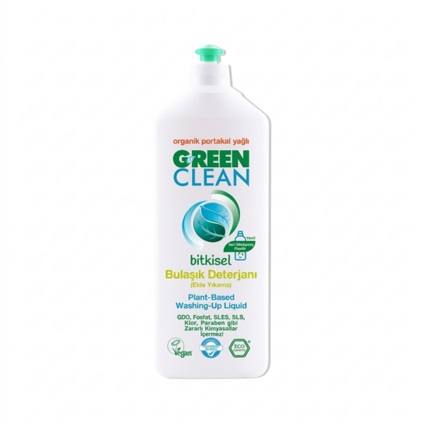 U Green Clean Bitkisel Bulaşık Deterjanı (Elde Yıkama) Organik Portakal Yağlı 730 ml
