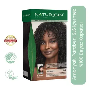 Naturigin Doğal Saç Boyası Siyah 2.0