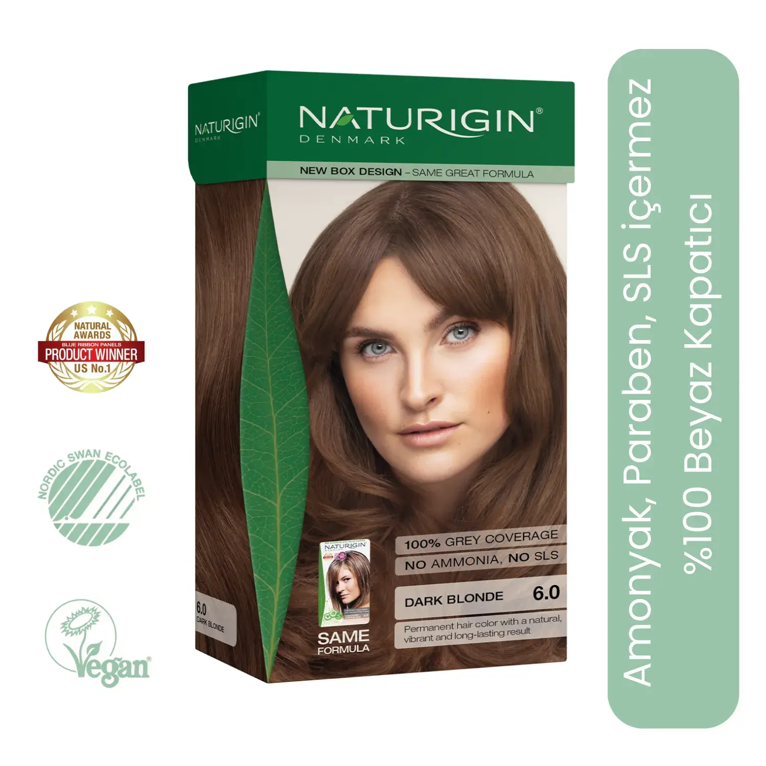 Naturigin Doğal Saç Boyası Koyu Sarı 6.0