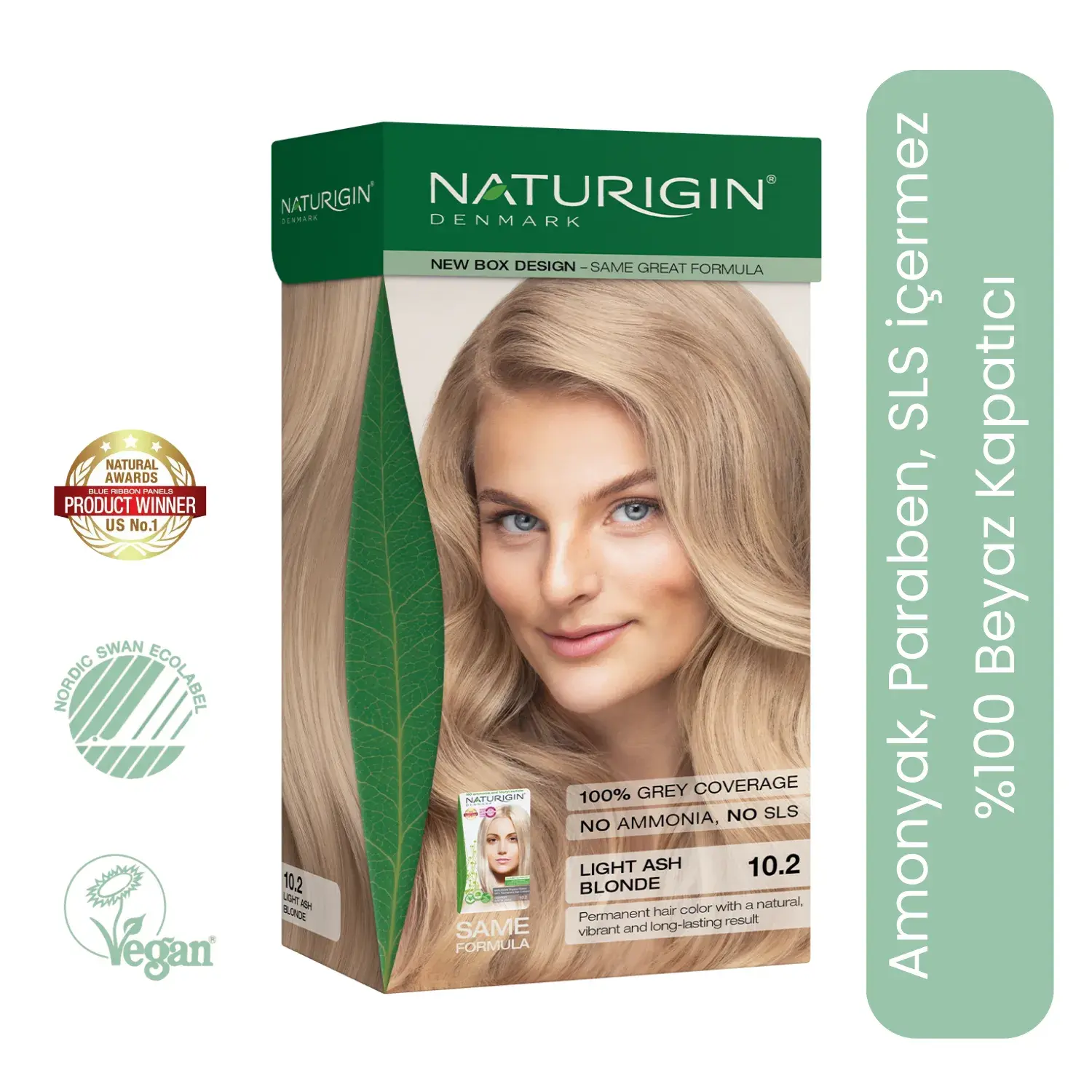 Naturigin Doğal Saç Boyası Açık Küllü Sarı 10.2