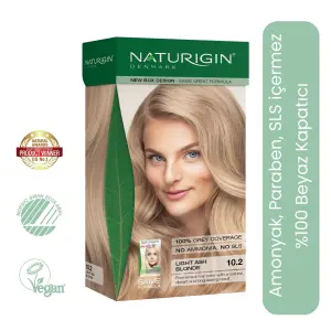 Naturigin Doğal Saç Boyası Açık Küllü Sarı 10.2