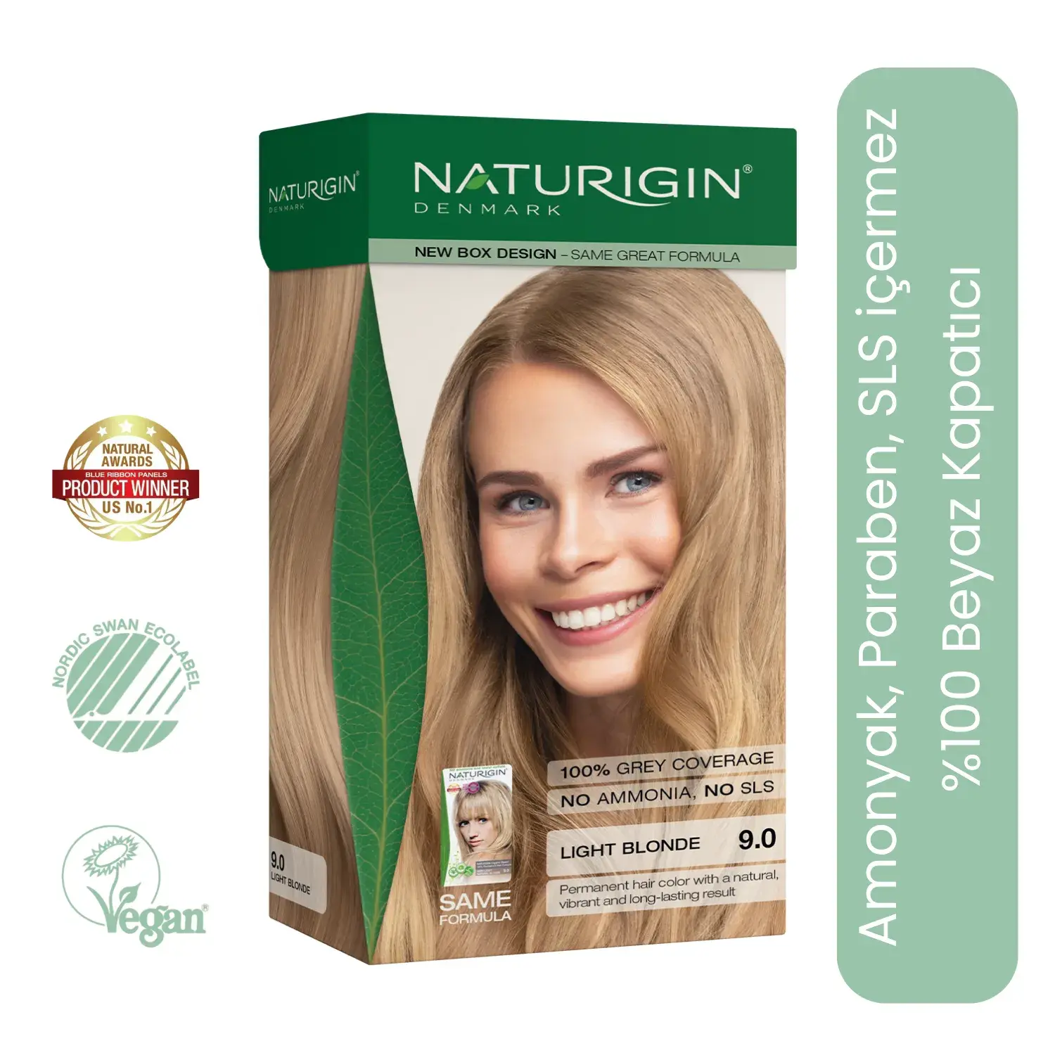 Naturigin Doğal Saç Boyası Açık Sarı 9.0