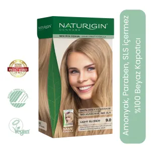 Naturigin Doğal Saç Boyası Açık Sarı 9.0