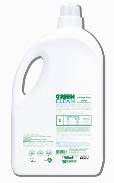 U Green Clean Çamaşır Suyu 2,75 LT
