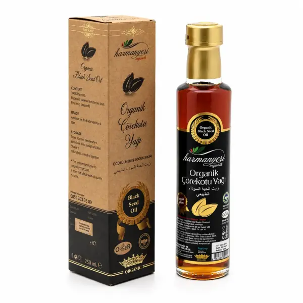 Harmanyeri Organik Çörekotu Yağı (250ml)