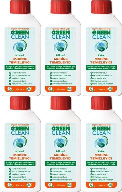 U Green Clean Organik Portakal Yağlı Makine Temizleyicisi 250 ml-6 adet