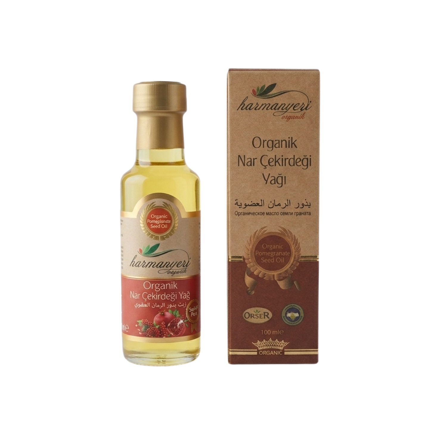 Harmanyeri Organik Nar Çekirdeği Yağı 100 ml